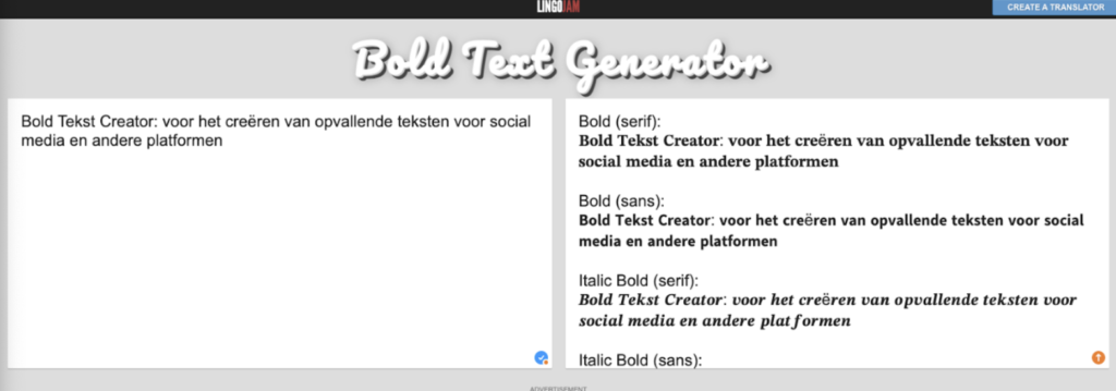 5 must have tools - bold tekst creator