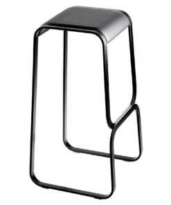 Lapalma Continuum - Zwart Gepoedercoat Frame - Lederen Zitting