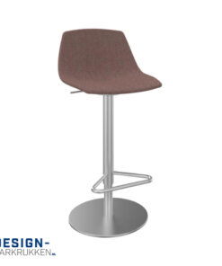 Lapalma Miunn - Ronde voetplaat - Stoffen Zitting - Stainless Steel
