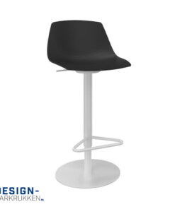 Lapalma Miunn - Ronde voetplaat - Baydur Zitting - Gepoedercoat Wit Frame