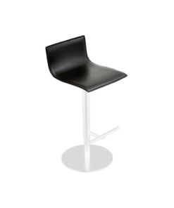 Lapalma Thin – Wit Gepoedercoat Frame – Lederen Zitting