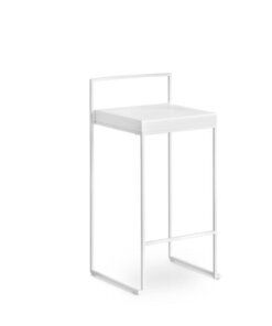 Lapalma Cubo - Wit Gepoedercoat Frame - Zitting Leder