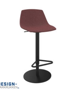 Lapalma Miunn - Ronde voetplaat - Stoffen Zitting - Gepoedercoat Zwart Frame
