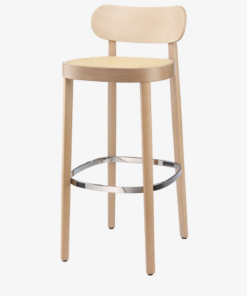 Thonet 118 H - Beuken Gebeitst - Zitting Gevlochten Riet