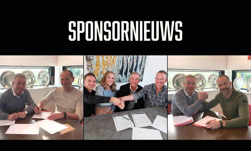 Mooi sponsornieuws!
