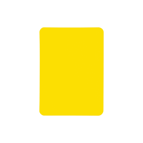 Cut Card Geel (10 stuks)