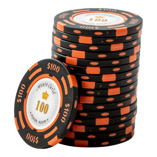 Poker Chips Monte Carlo Cashgame €100 Keramisch