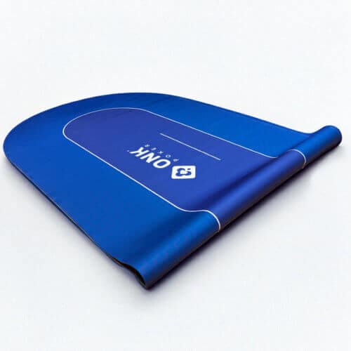 pokermat blauw