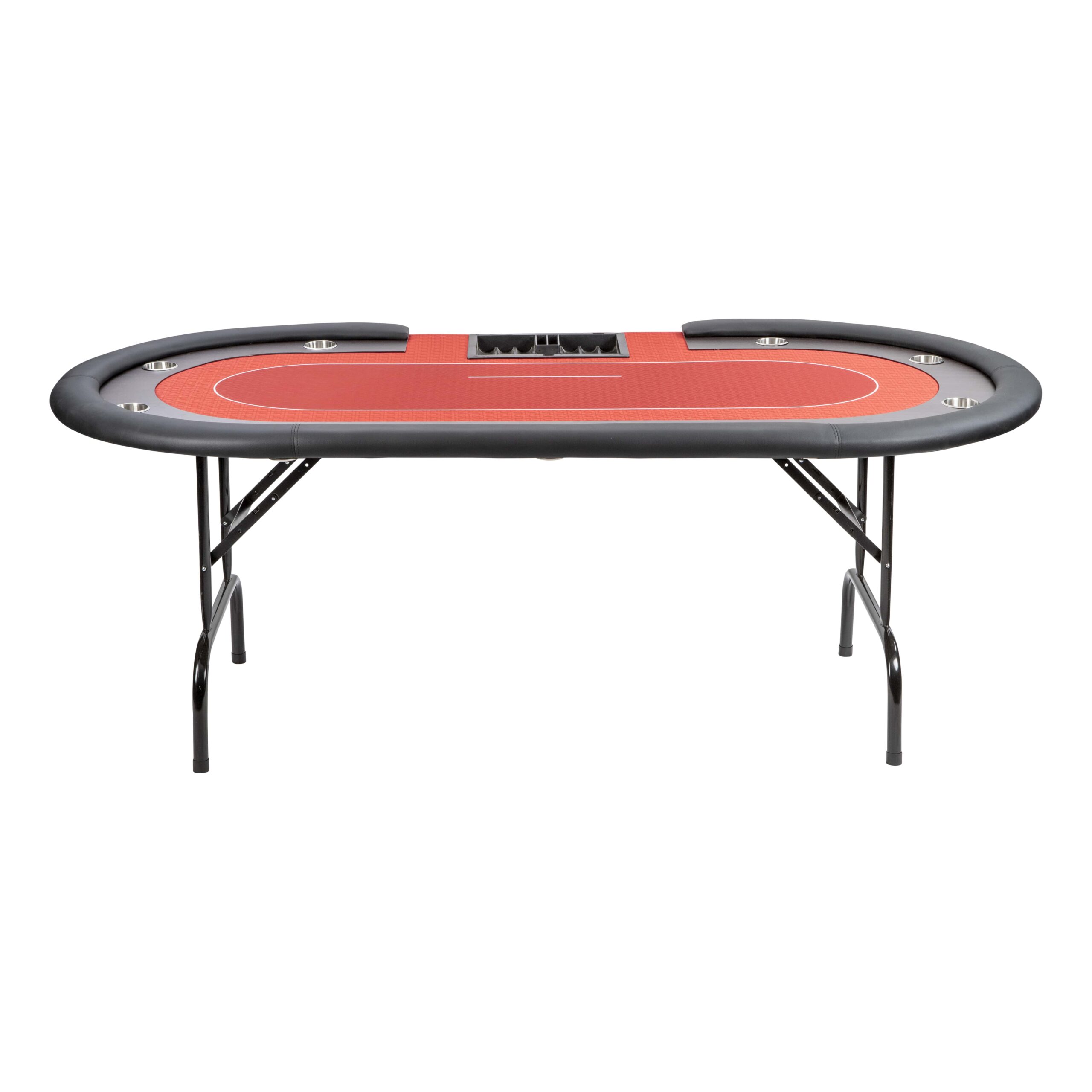 Poker table - foldable - red cashgame