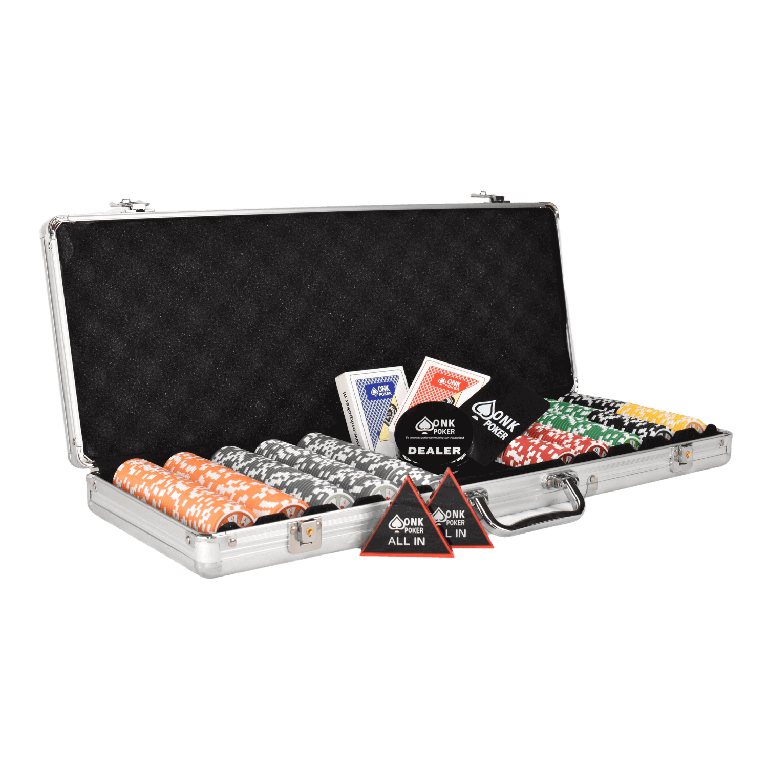 Poker set - 500 chips - Royal Flush