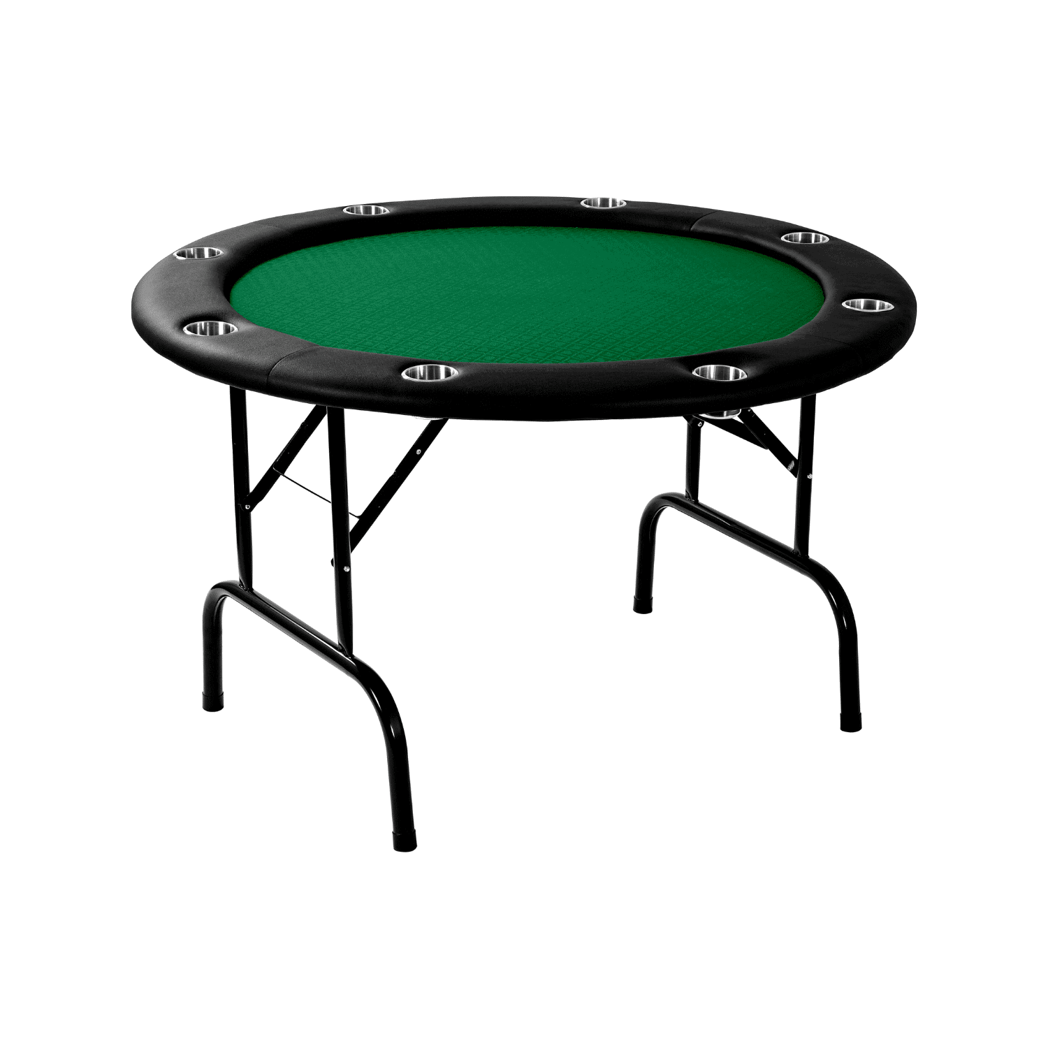 Trademark Poker Foldable Poker Table Felt - 300 Chips and 2