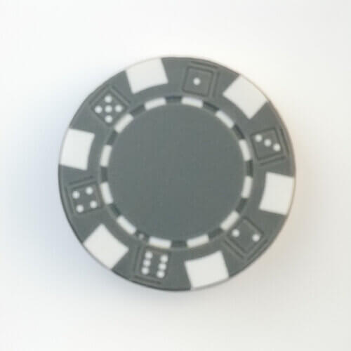 Poker Chips Dice Toernooi Cashgame Clay Grijs