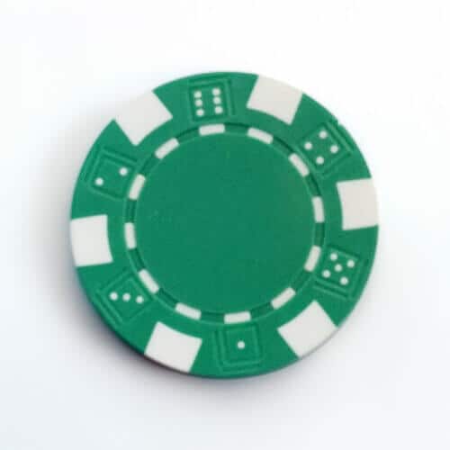 Poker Chips Dice Toernooi Cashgame Clay Groen