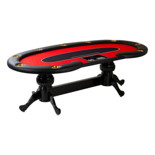 Luxury Poker Table - red