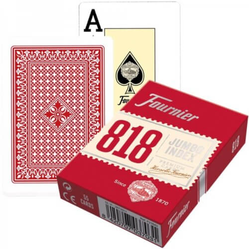 REGULAR PLAYING CARD 赤黒 Fournier 505 Standard 2 Index Playing cards red - MEC Shop