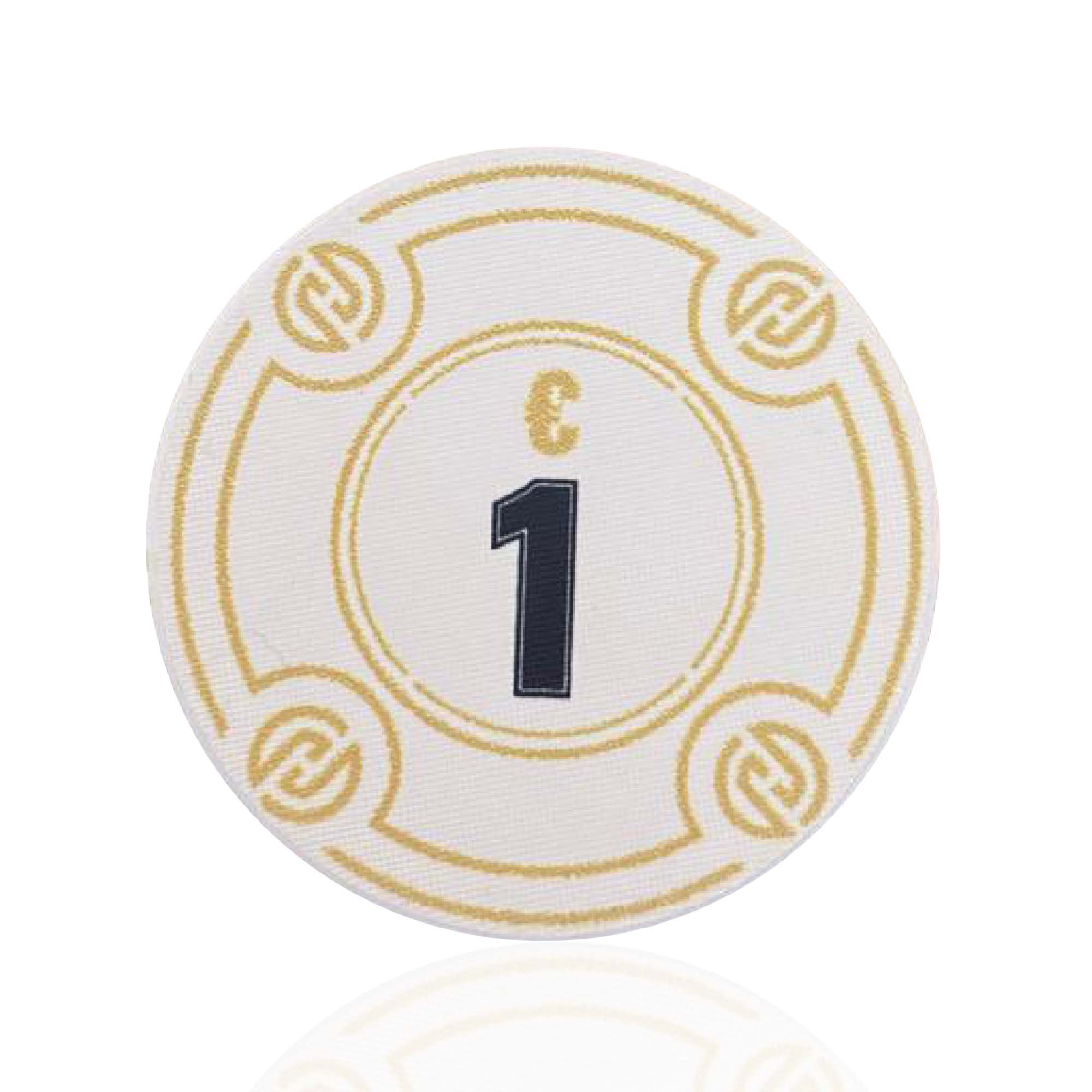 Cashgame Poker Chips €1