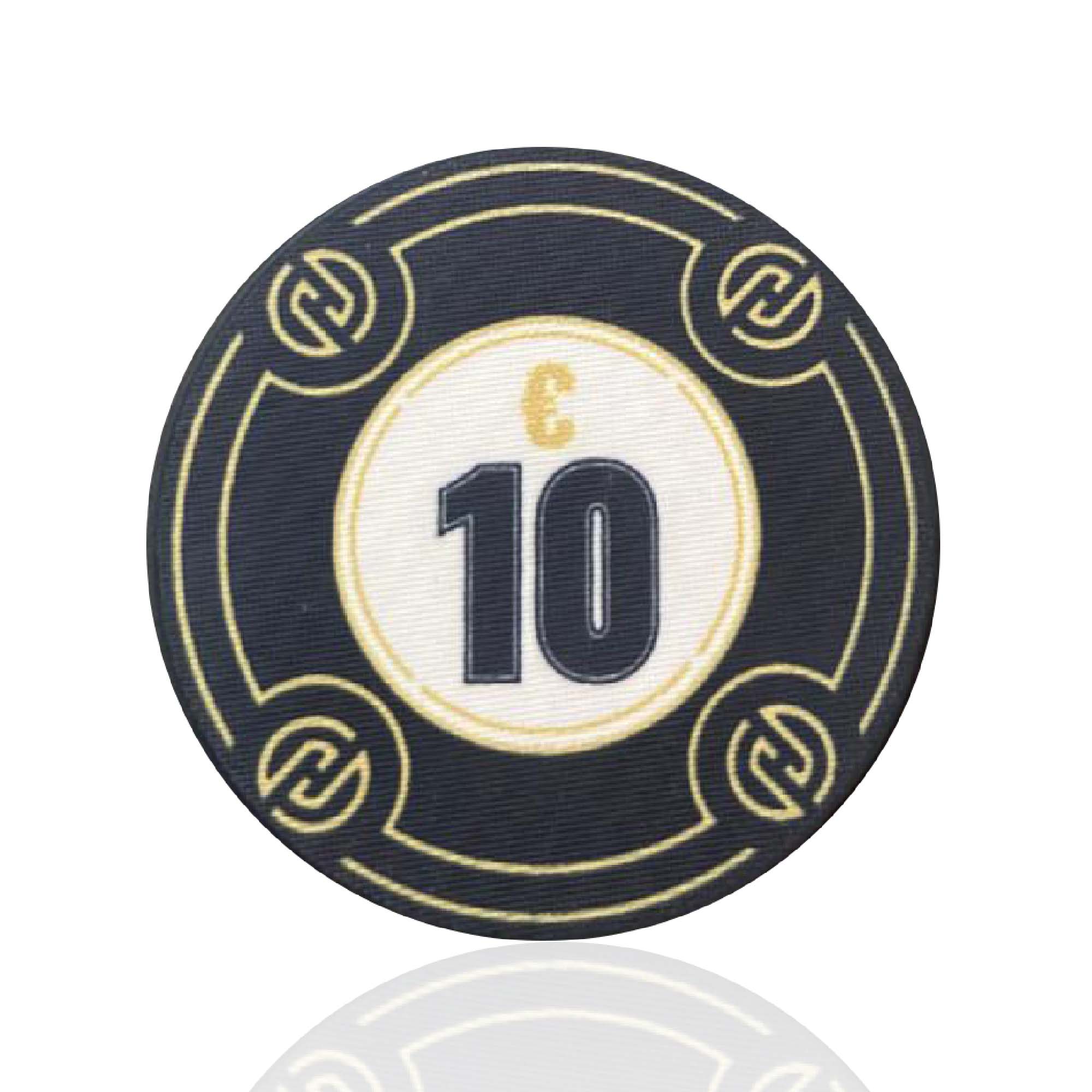 Cashgame poker chips €10