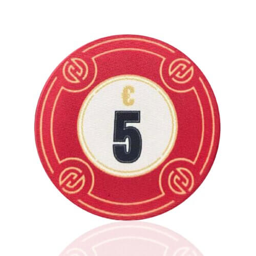 Cashgame poker chips €5
