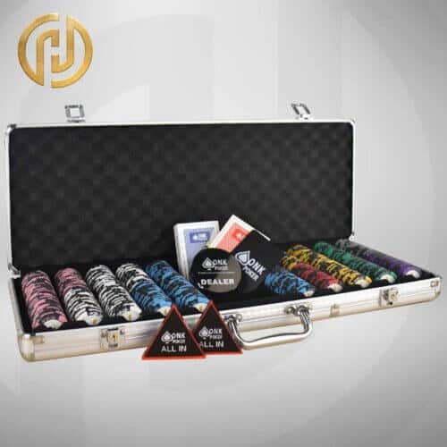 Pokerset Hades Cashgame Classic Silver Compleet