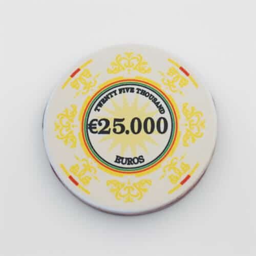 Macau keramische pokerchip 25.000