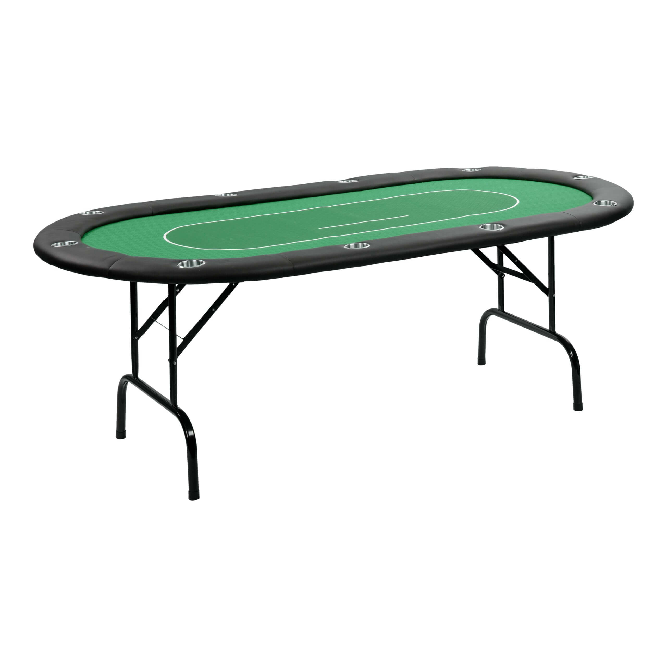 Poker table my pokergame - collapsible - green
