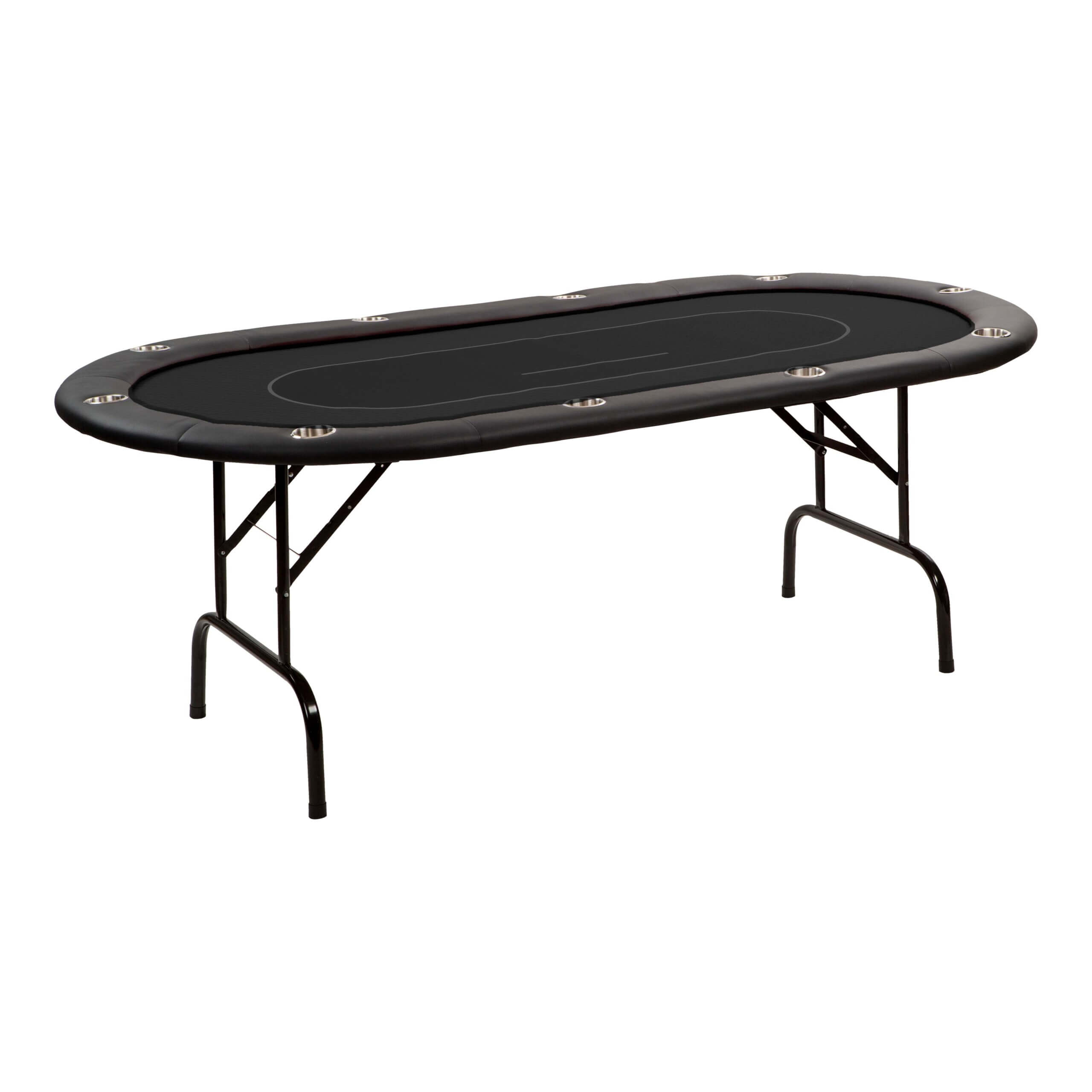 Poker table my pokergame - collapsible - black