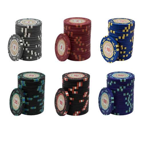 Clay poker chips Casino Royale