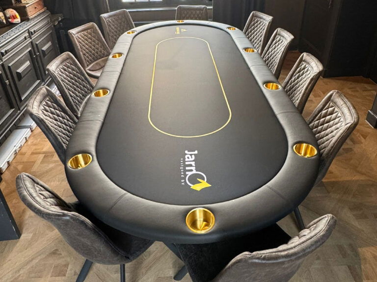 custom pokertafel voorbeeld