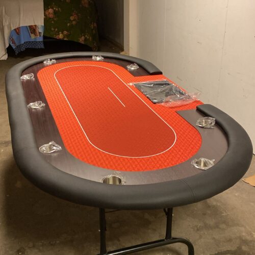 Poker Table Cashgame red (2nd Chance)