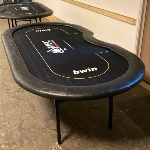 Pokertafel mec poker open zwart (2e Kans)