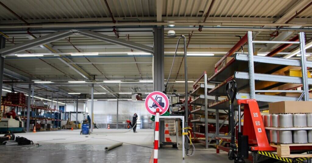 production hall lighting