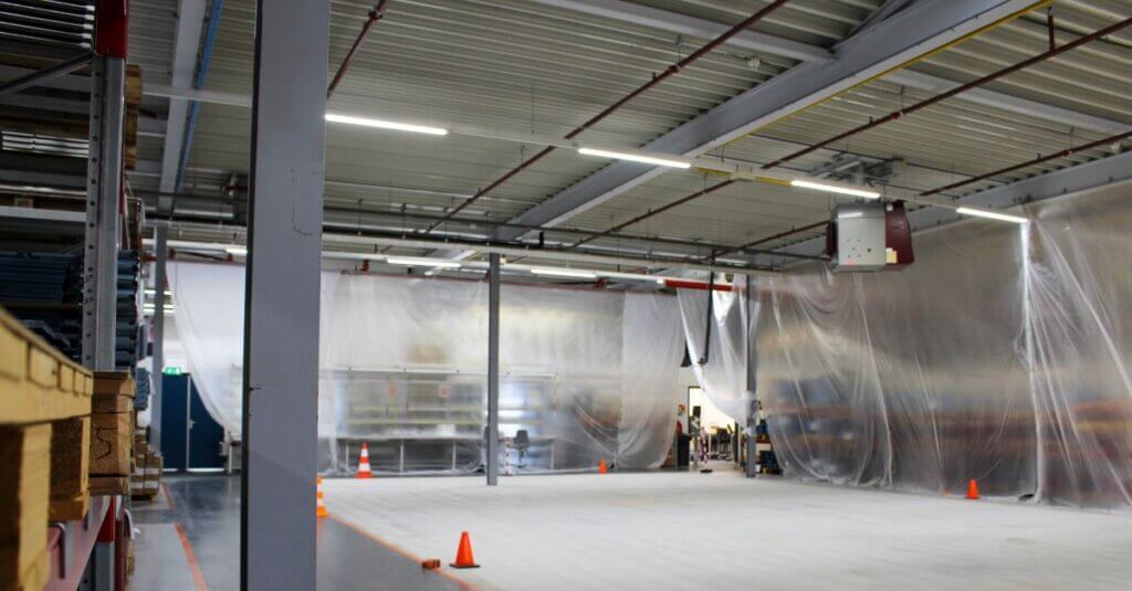 production hall lighting