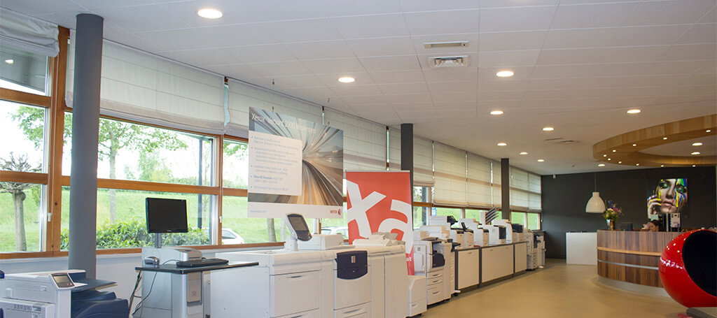 De nieuwe led verlichting bij XA document solutions
