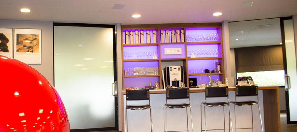De nieuwe led verlichting bij XA document solutions