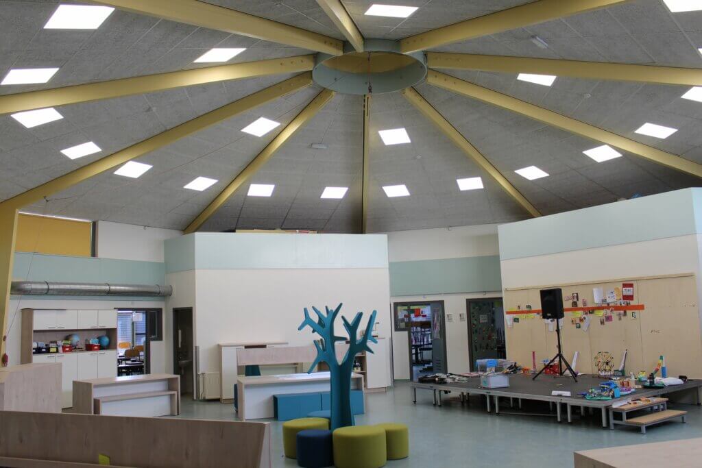 Prinses Beatrixschool in Urk plaats led verlichting van Saled