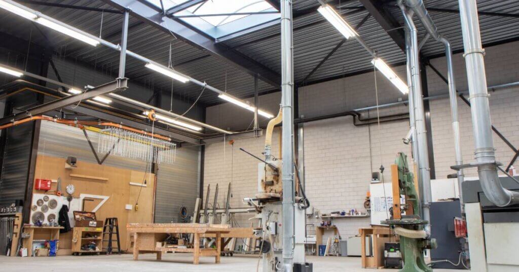 Van Bekkum LED industrieverlichting werkplaats