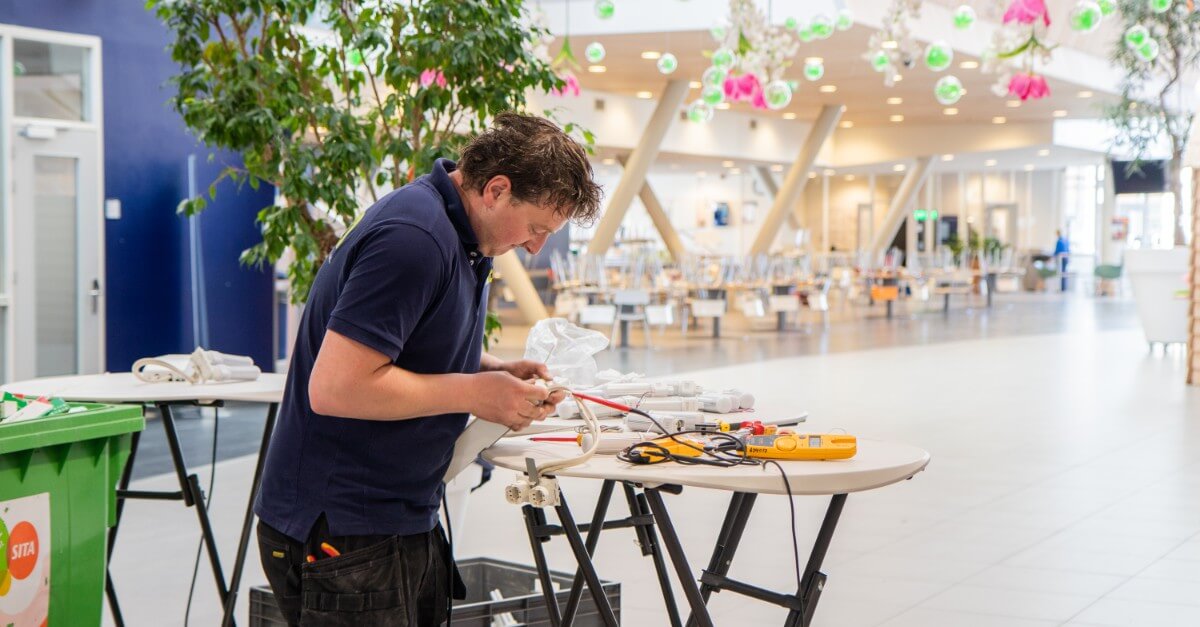 Led verlichting school