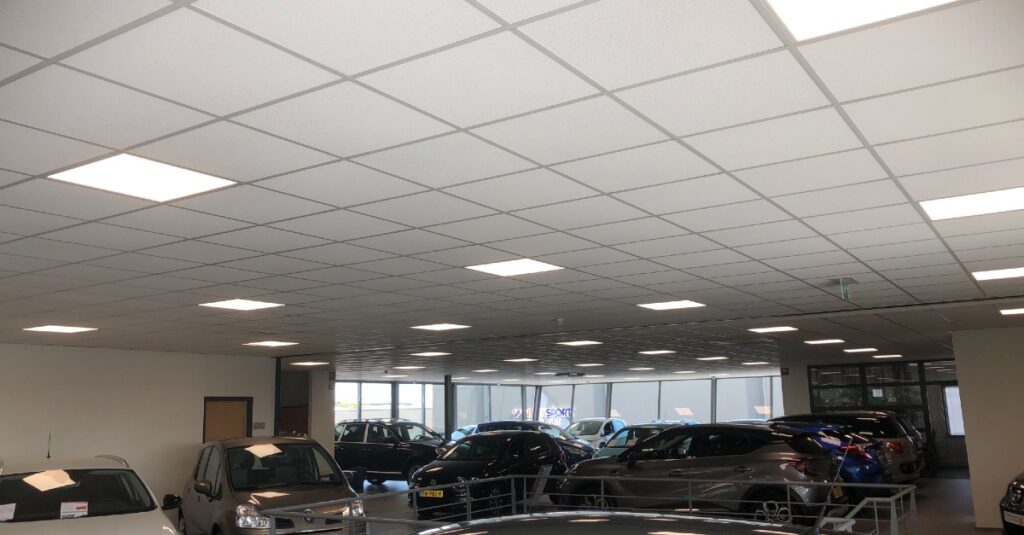 verlichting showroom