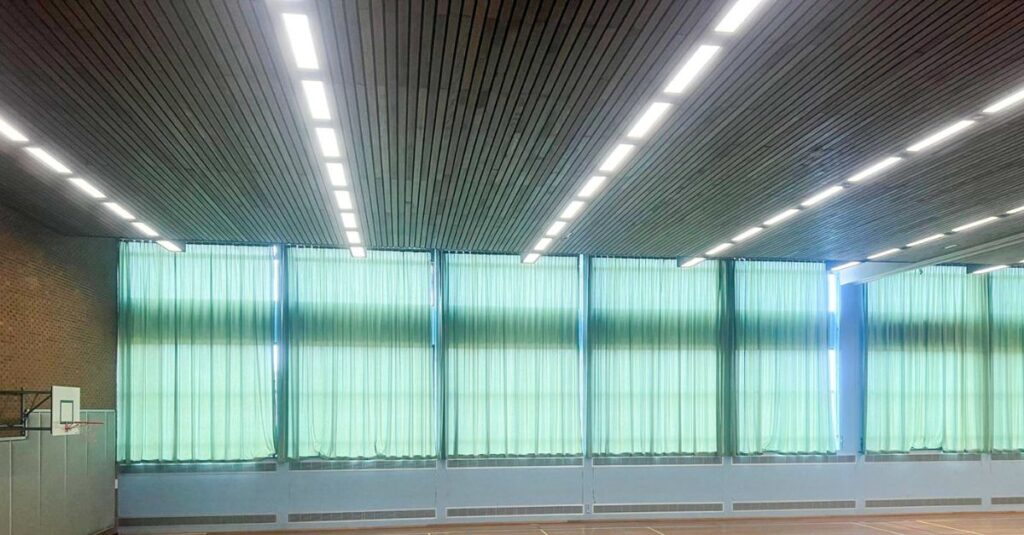 sporthal verlichting