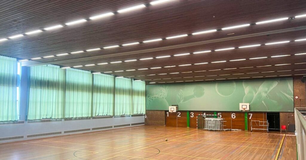 sporthal verlichting