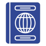 Afbeelding naast tekst. Reisdocument